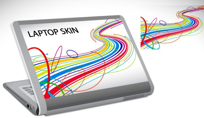 3D lenticular laptop sticker ,3D laptop sticker skin,3d sticker printing
