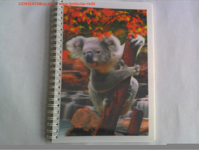 lenticular notebook,3d notebook printing