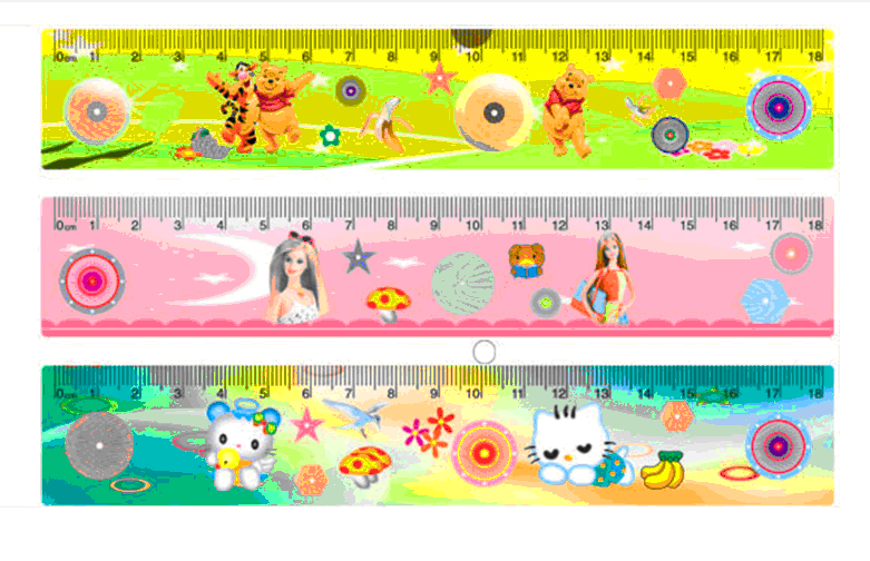 3d cartoon ruler ,flip 3d rulers,3d bookmark ruler,3d lenticular rulers